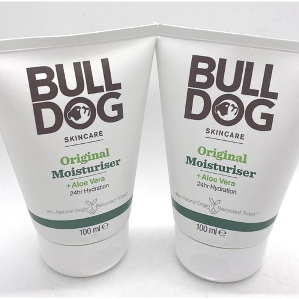 Bull Dog Skincare Original Moisturizer‎ with Aloe 3.3oz 2 pk